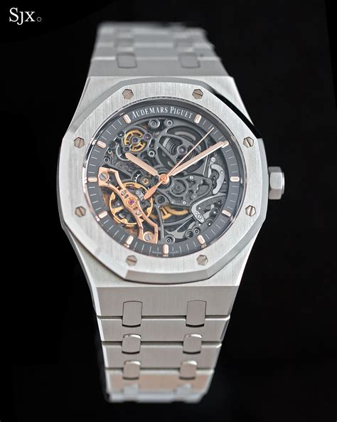 replica ap skeleton watch|audemars piguet royal oak open worked skeleton.